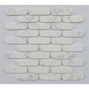 Arabescato Capsule - glass tile